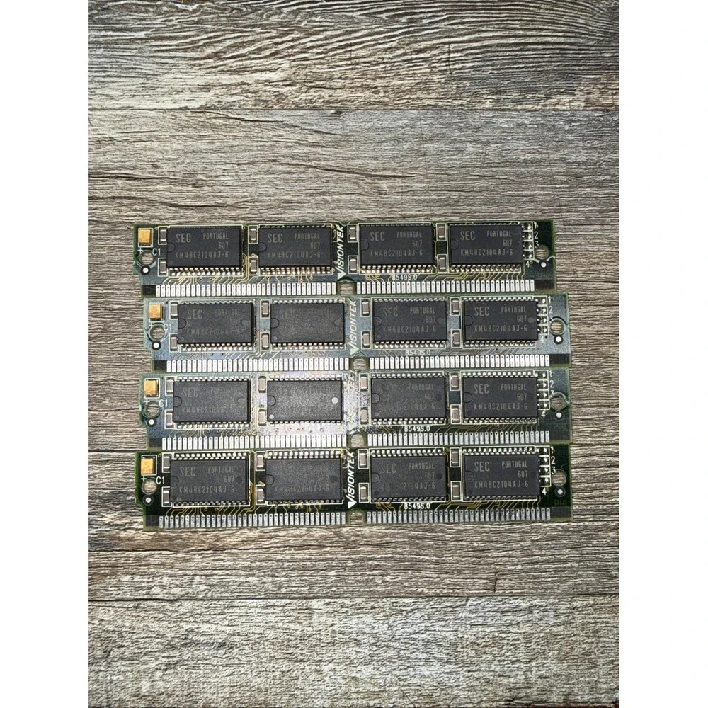 4x MEMSIM020AAWW Non Parity EDO Memory SEC KM48C2104AJ-6